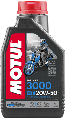 Motorolaj 20W-50 1L MOTUL 3000 4T 20W-50 1L