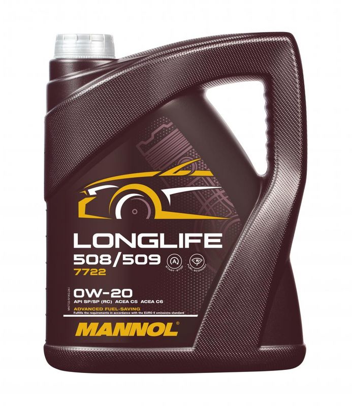 Motorolaj 0W-20 5L MANNOL Longlife 508/509 0W-20 7722