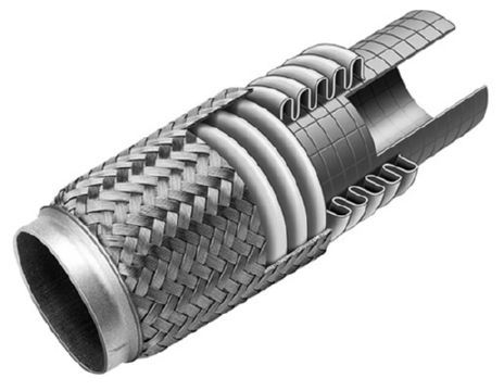 Rugalmas cső, kipufogó rendszer 