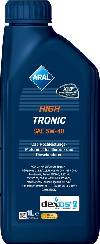 Motorolaj 5W-40 1L Aral HighTronic 5W-40 1L