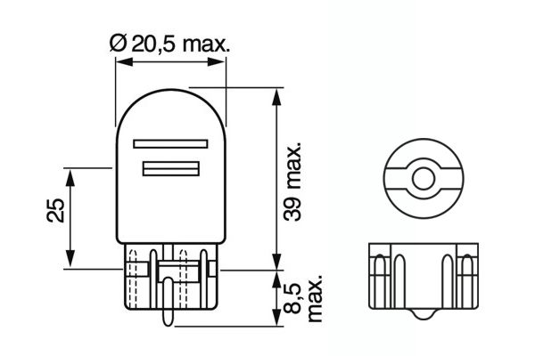 IZZÓ ECO, W21/5W, 12V 