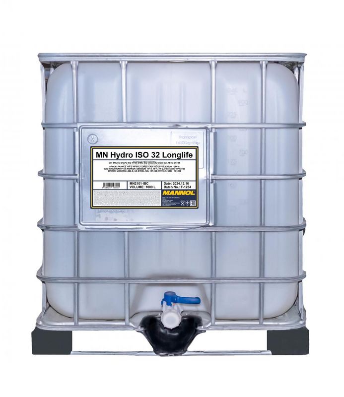 Hidraulika olaj 1000L MANNOL Hydro ISO 32 2101