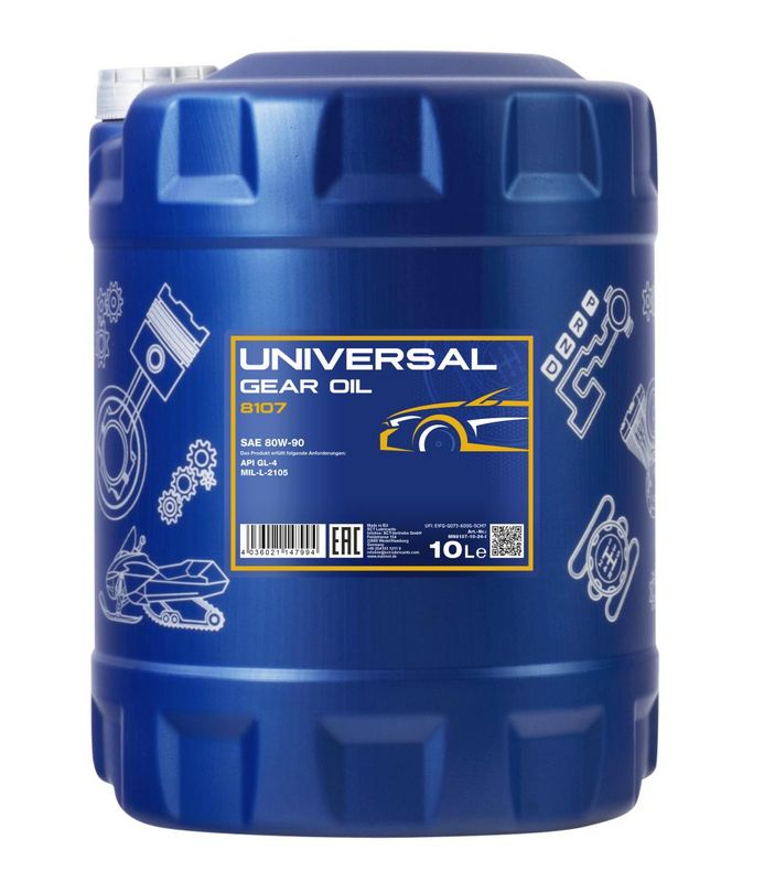 Váltóolaj 10L MANNOL Universal 80W-90 GL-4 8107