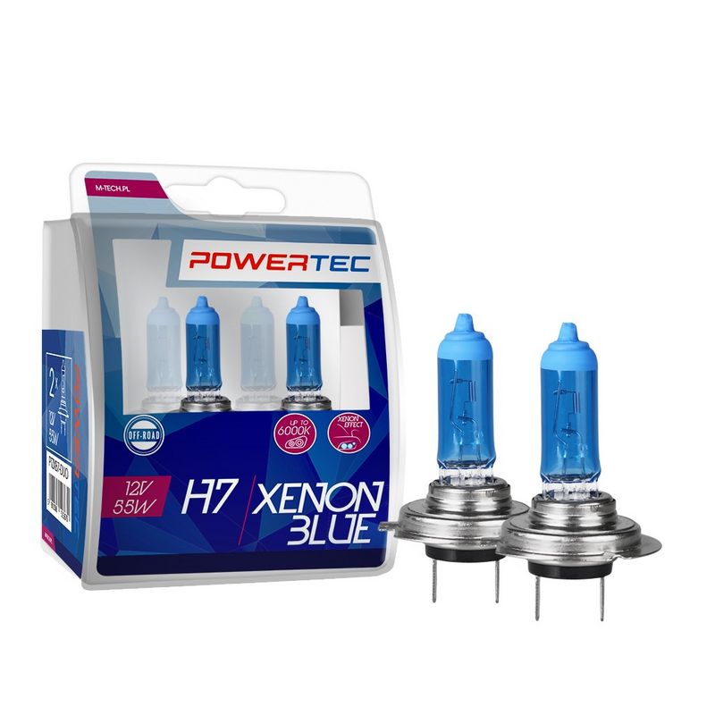 Powertec Xenon Blue H7 12V DUO 