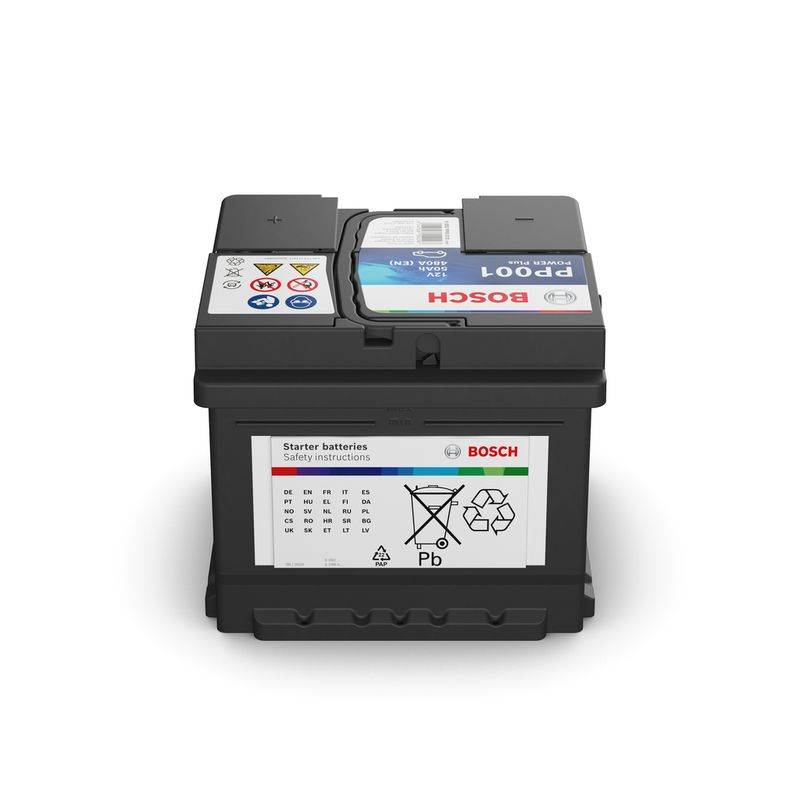 Akkumulátor Bosch Power Plus - 12V 50 Ah jobb+