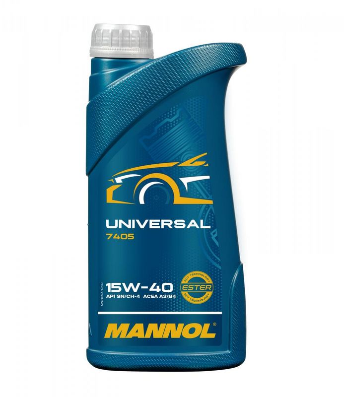 Motorolaj 15W-40 1L MANNOL Universal 15W-40 7405