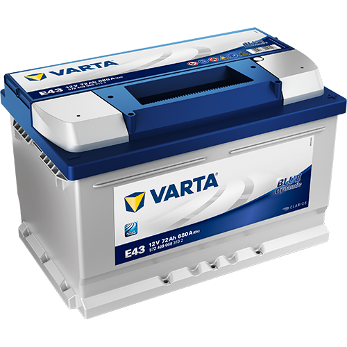Akkumulátor Varta Blue - 12v 72ah -   - jobb+ alacsony