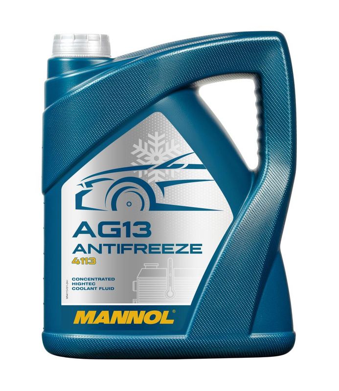Fagyálló folyadék zöld 5L MANNOL Antifreeze AG13 Hightec 4113