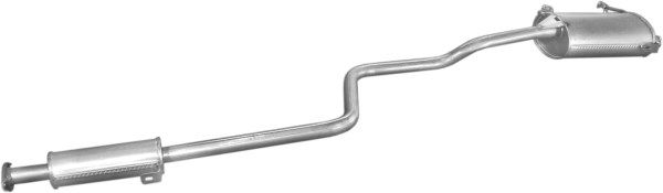 Kipufogó cső közpép+hátsó kipufogó, hangtompító, 5 ajtós