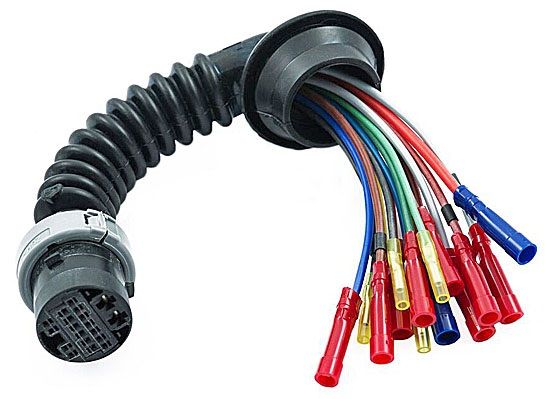 Javító szett hátsó ajtó kábelköteg HINTEN, MIT FALTENBALG, OPEL