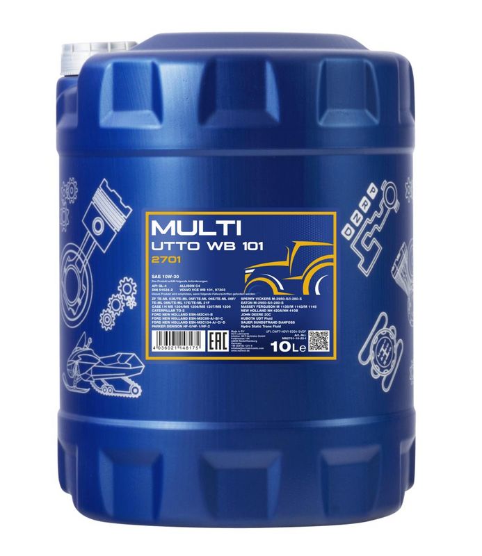 Motorolaj 10L MANNOL Multi UTTO WB 101 2701