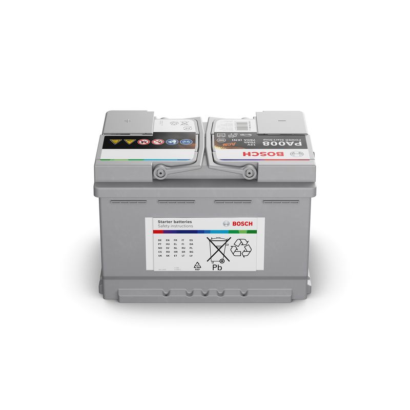 Akkumulátor Bosch Power AGM - 12V 70 Ah jobb+