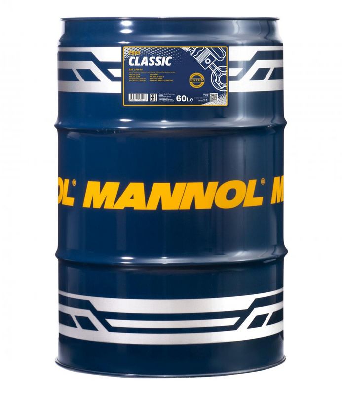 Motorolaj 10W-40 60L MANNOL Classic 10W-40 7501