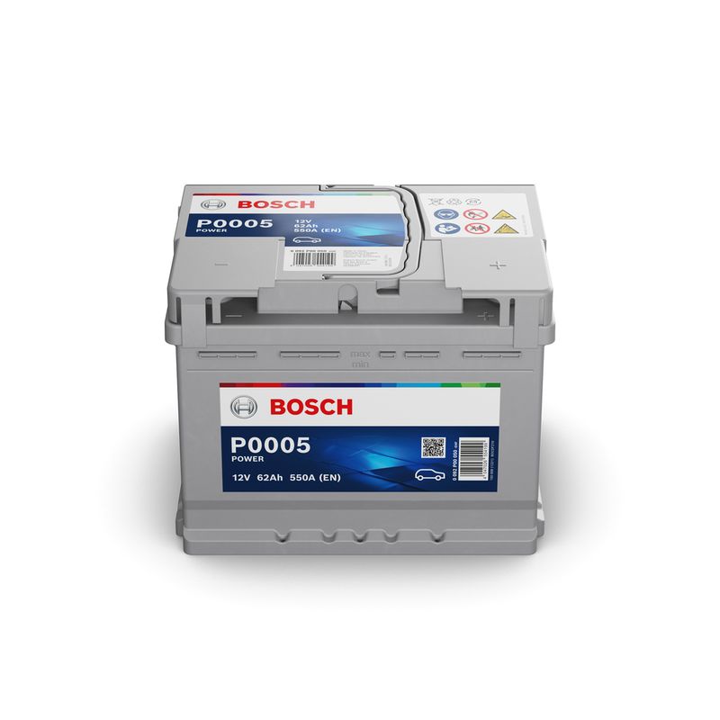 Akkumulátor Bosch Power - 12V 62 Ah jobb+