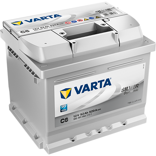 Akkumulátor Varta Silver - 12v 52ah - jobb+ alacsony