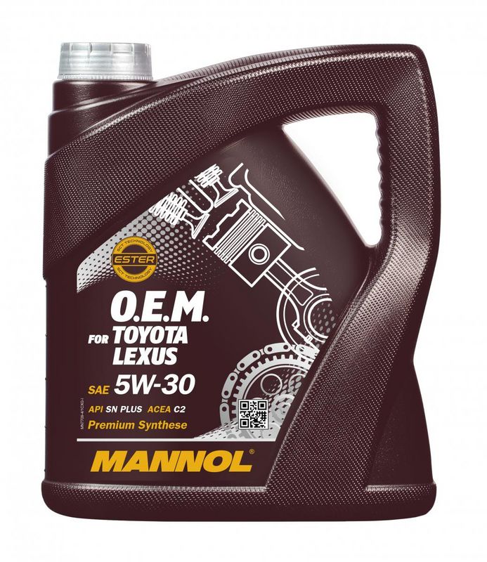 Motorolaj 5W-30 4L MANNOL for Toyota Lexus 5W-30 7709