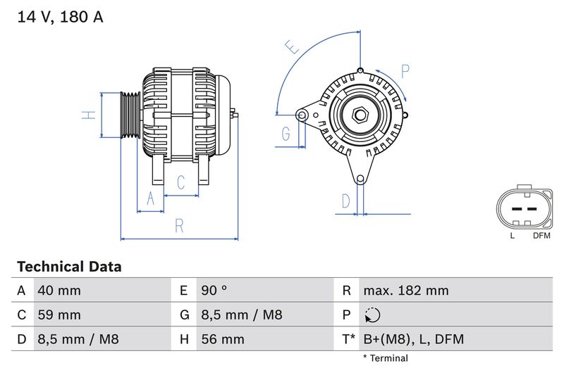 generátor 0986045340