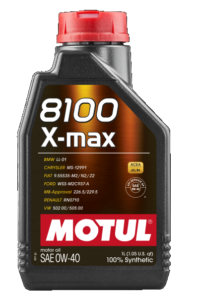 Motorolaj 0W-40 1L MOTUL 8100 X-max 0W-40 1L