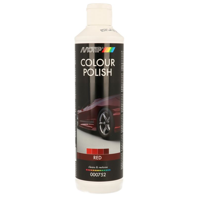 Színes polír Motip Colour Polish vörös 500ml