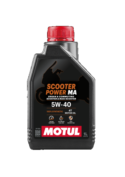 Motorolaj 4T 5W-40 1L MOTUL Scooter Power 4T MA 5W-40 1L