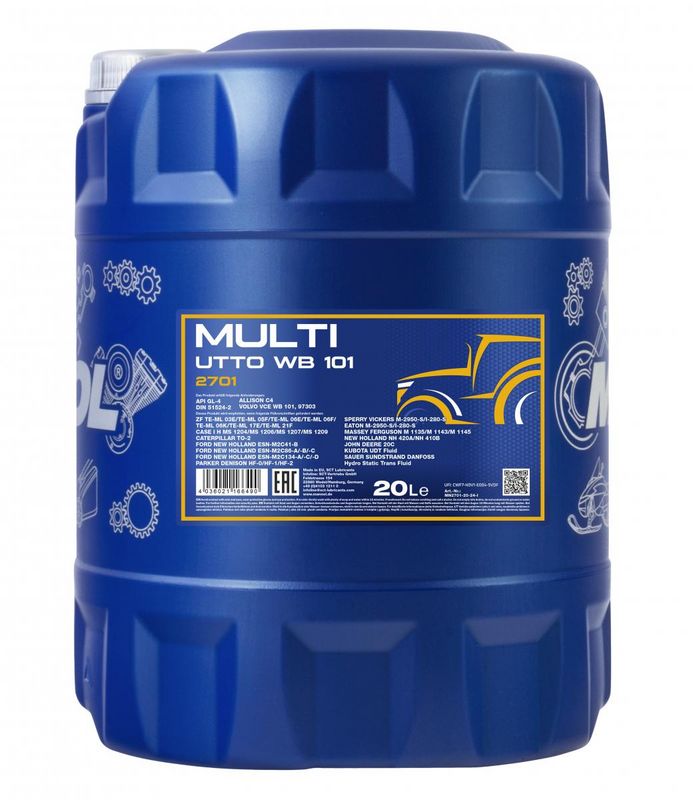 Motorolaj 20L MANNOL Multi UTTO WB 101 2701