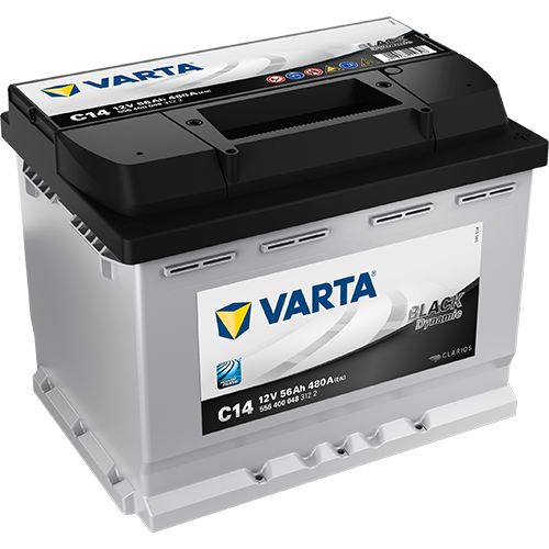 Akkumulátor Varta Black - 12v 56ah - jobb+