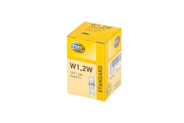 Izzó W1.2W, 12V 1,2W üvegtalpas HELLA 
