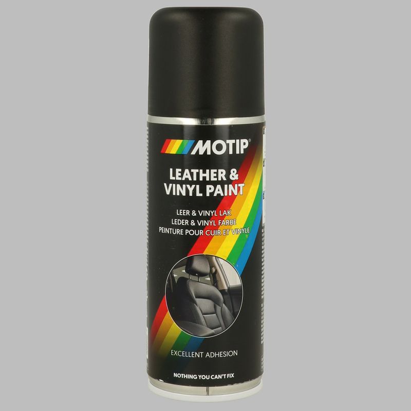 Bőr és vinilfesték Motip Leather & Vinyl paint világos fekete 200ml
