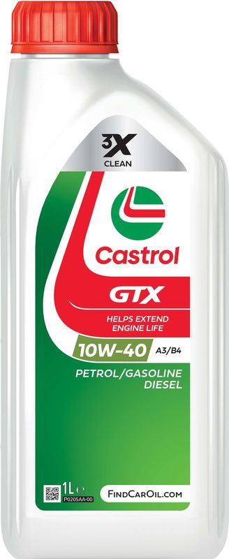 Motorolaj 10W-40 1L Castrol GTX 10W-40 A3/B4