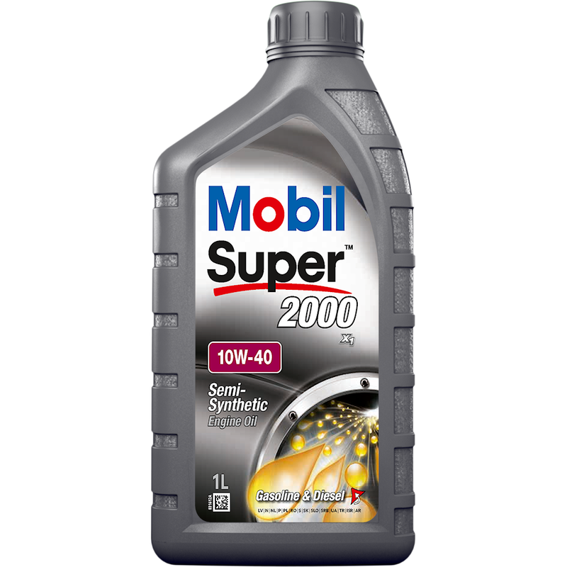 Motorolaj 10W-40 1L MOBIL SUPER 2000 X1