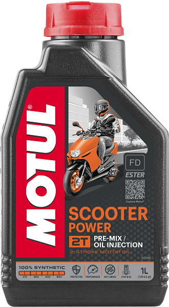 Motorolaj 2T 1L MOTUL Scooter Power 2T 1L