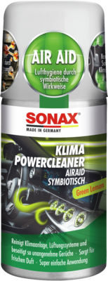 Sonax Klimapowercleaner Airaid Symbiotisch Green Lemon 100ml Klímatisztító Zöld Citrom 