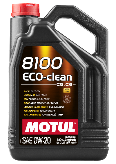 Motorolaj 0W-20 5L MOTUL 8100 Eco-clean 0W-20 5L