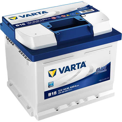 Akkumulátor Varta Blue - 12v 44ah - jobb+ alacsony