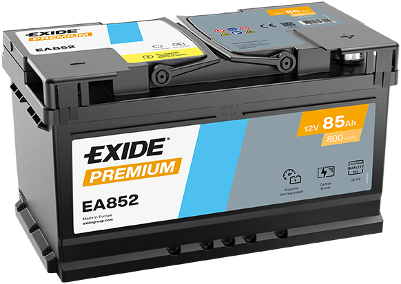 Akkumulátor Exide Premium EA852 85Ah 800A J+