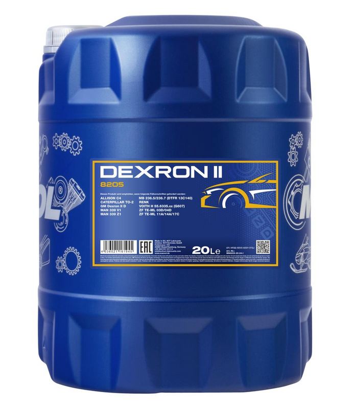 Váltóolaj 20L MANNOL Dexron II 8205