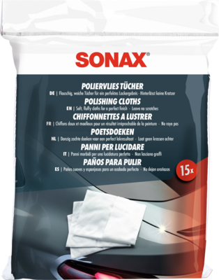 Sonax Poliervliestücher Polírozó Kendő 15db 