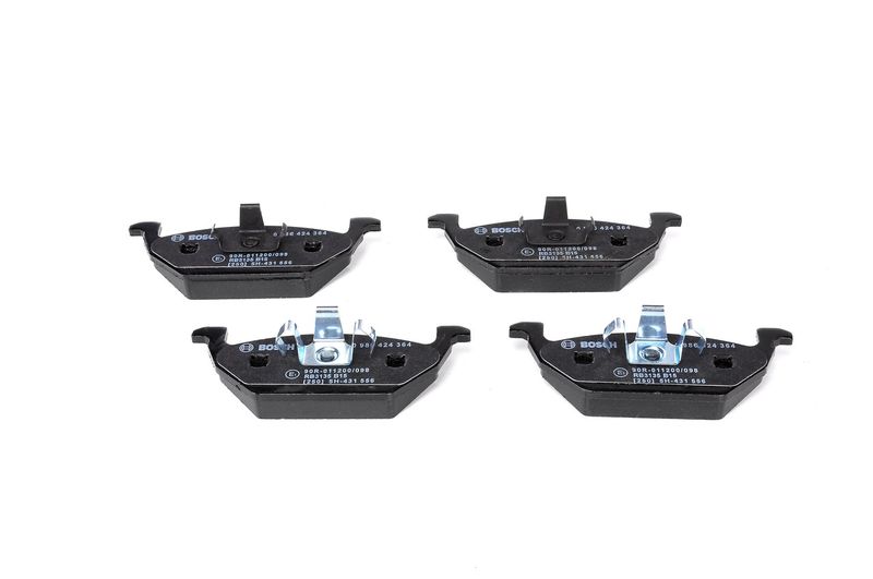 fékbetét készlet, tárcsafék 0 986 424 364