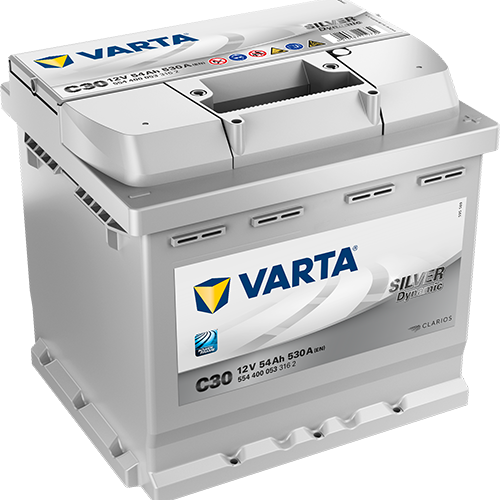 Akkumulátor Varta Silver - 12v 54ah - jobb+