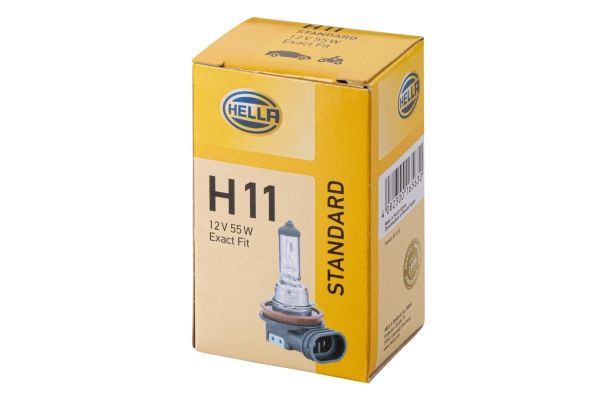Izzó H11, 12V 55W HELLA 