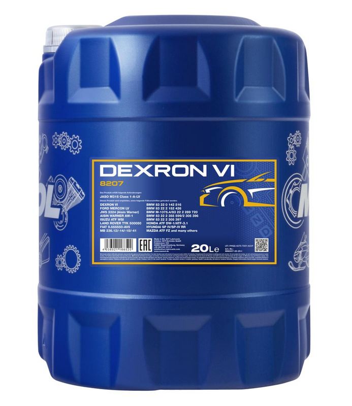 Váltóolaj 20L MANNOL Dexron VI 8207