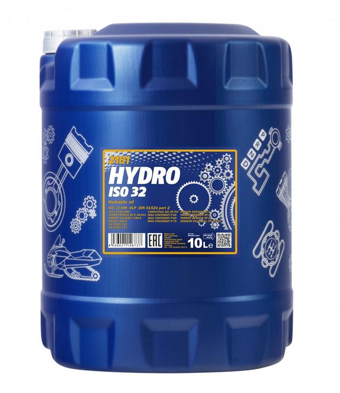 Hidraulika olaj 10L MANNOL Hydro ISO 32 2101
