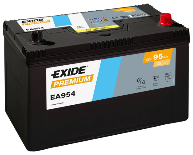 Akkumulátor Exide Premium EA954 95Ah 800A J+
