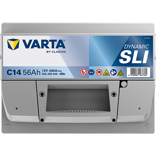 Akkumulátor VARTA DYNAMIC SLI 12V 56Ah 480A Jobb+