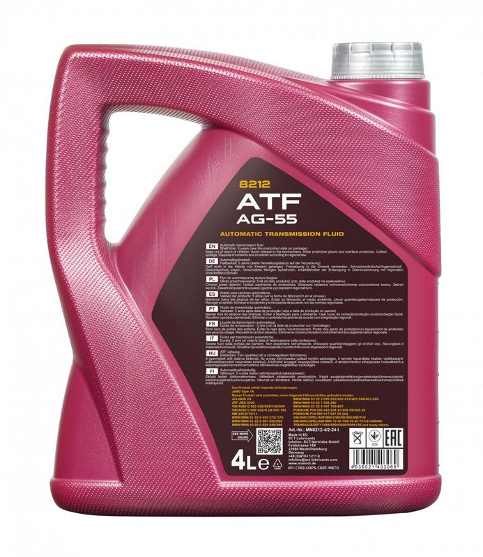 Váltóolaj 4L MANNOL ATF AG55 8212
