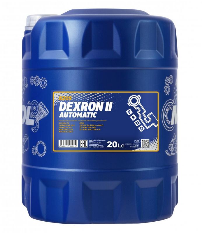 Váltóolaj 20L MANNOL Dexron II 8205