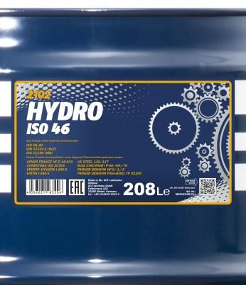 Hidraulika olaj 208L MANNOL Hydro ISO 46 2102