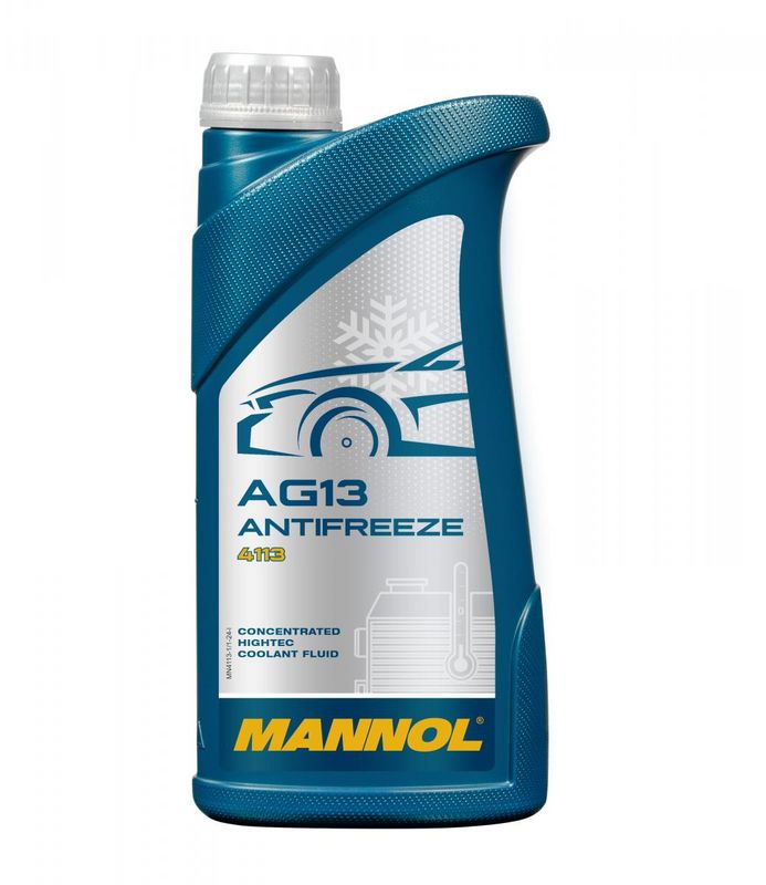 Fagyálló folyadék zöld 1L MANNOL Antifreeze AG13 Hightec 4113
