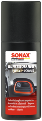 Sonax Kunststoff Neu Schwarz 100ml Fekete Műanyagápoló 