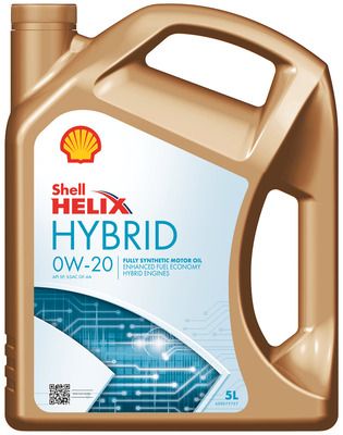 Motorolaj 0W-20 5L SHELL HELIX HYBRID 0W20 5L